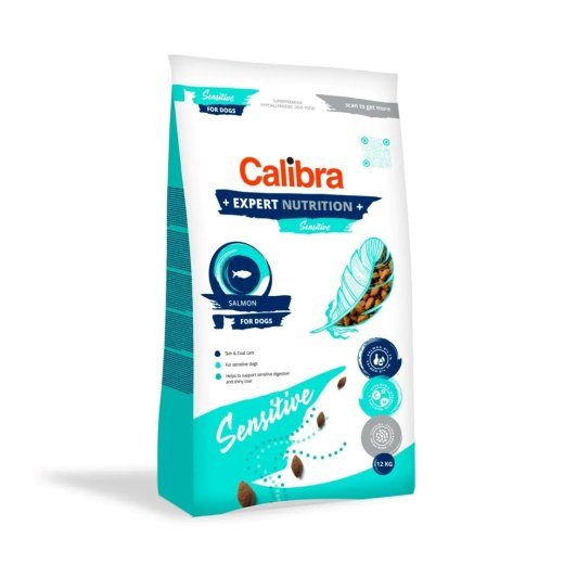 CALIBRA Koera eksperdi toitumine Sensitive Salmon - kuiv koeratoit - 12 kg