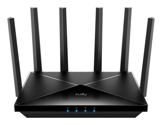 Cudy WR11000 Kolmeribaline Juhtmeta Ruuter 2.5 Gigabit Ethernet Must
