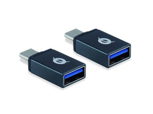 Conceptronic DONN03G USB 3.1 Gen 1 Type-C kuni USB 3.1 Gen 1 Type-A Adapter Kaabel Must
