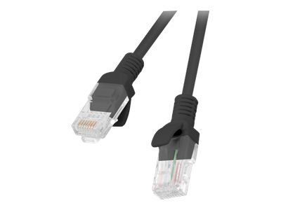 Lanberg Patchcord CAT.6 UTP fluke passed PCU6-10CC-0025-BK 0.25 m must