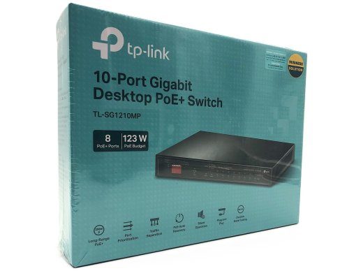 TP-Link TL-SG1210MP V2 10-portise Gigabit PoE+ lüliti