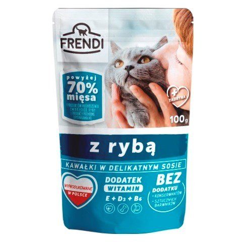 Frendi Tükke kaljuka kaaliumjahuga märja kassatoit 100g