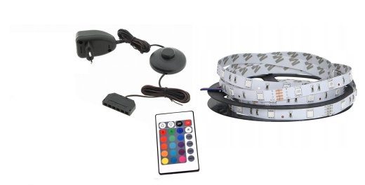 QIU öökapivalgustus 2 tk. RGB