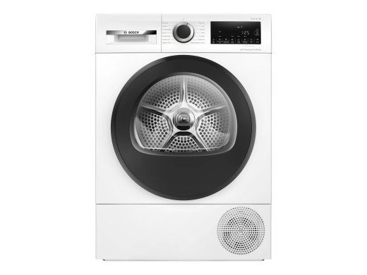 Bosch Kuivatis Masin WQG2420PSN Energiaklass A++ Eesmine laadimine 9 kg Soojuspump LED Sügavus 61,3 cm Valge