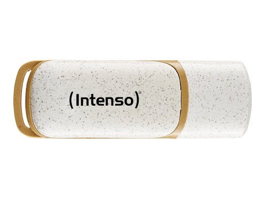 Intenso Green Line 32GB USB 3.2 Gen 1 Flash Drive Brown White