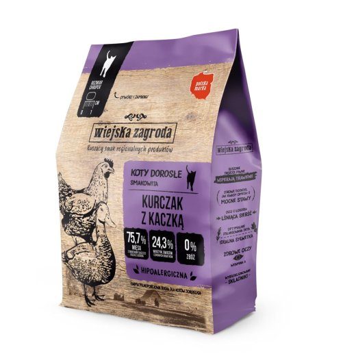 WIEJSKA ZAGRODA Chicken with duck - kuiv kassitoit - 400g