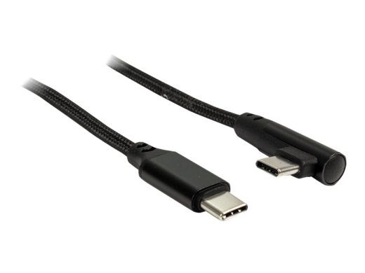 Inter-Tech USB Type-C kabelis 1m juodas