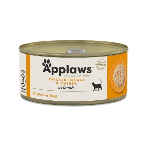 APPLAWS Kanarind ja juust puljongis - niiske kassitoit - 156g