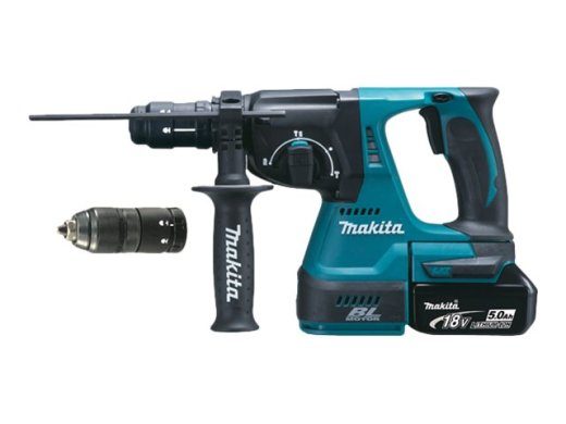 Makita DHR243RTJ gręžtuva su plaktuku 2 baterijos įtrauktos 18V 2Joule