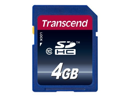 Transcend Ultimate 4GB SDHC kaart