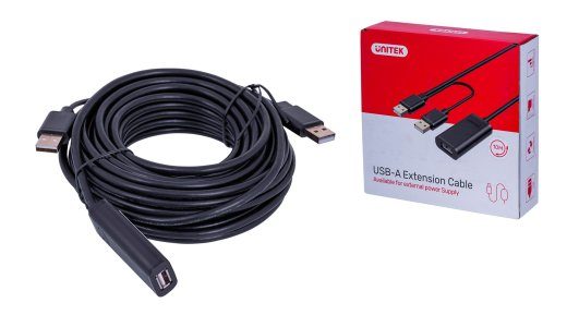 UNITEK Y-278 USB kaabel USB 2.0 10 m 2 x USB A USB A must