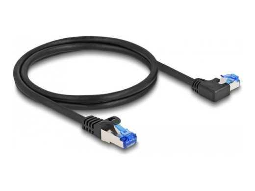 DeLOCK CAT 6a S/FTP 1m võrgukaabel must