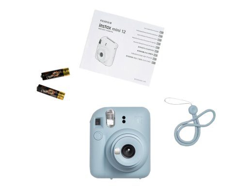 Fujifilm Instax Mini 12 iškartinė kamera pasteliškai mėlyna