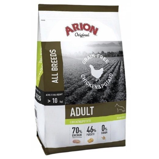 ARION Original Grain Free Chicken & Potato - kuiv koera toit - 12kg