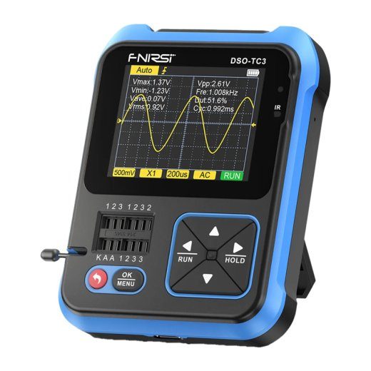 FNIRSI Käeshoitav Digitaalne Osilloskoop Transistor Tester SigGen 3 ühes DSO-TC3
