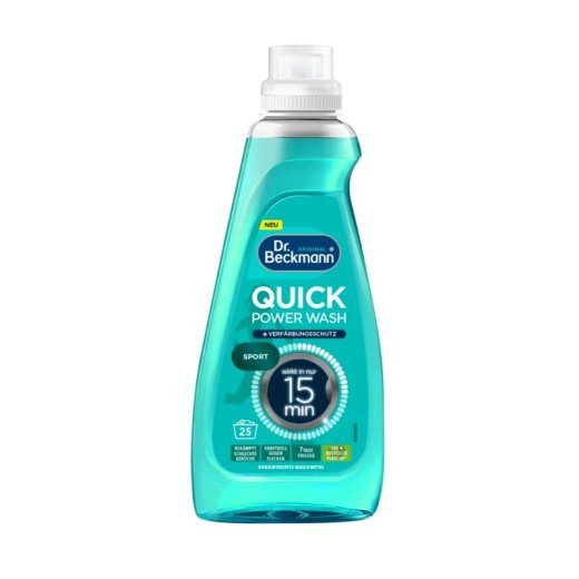 Dr. beckmann Quick Power Wash Odour Protect Sport vedel pesuaine 800 ml