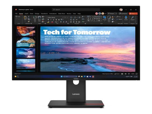 Lenovo ThinkVision T27qd-40 27 colių 2560 x 1440 (2K) IPS monitorius su HDMI, DisplayPort ir USB-C, 120Hz