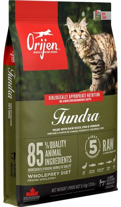 ORIJEN Tundra - kasside kuivtoit - 5,4 kg