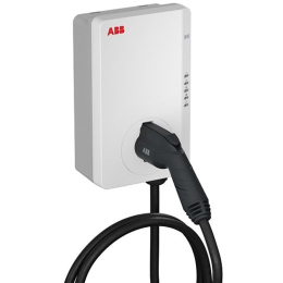 ABB Terra AC W11-G5-R-V2-0 charging station: Terra AC wallbox 11 kW, Type 2, 5 m cable, 3-phase/16 A, with RFID, version 2