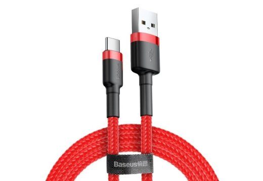 Baseus Cafule 2A 2m USB-C kaabel (punane)