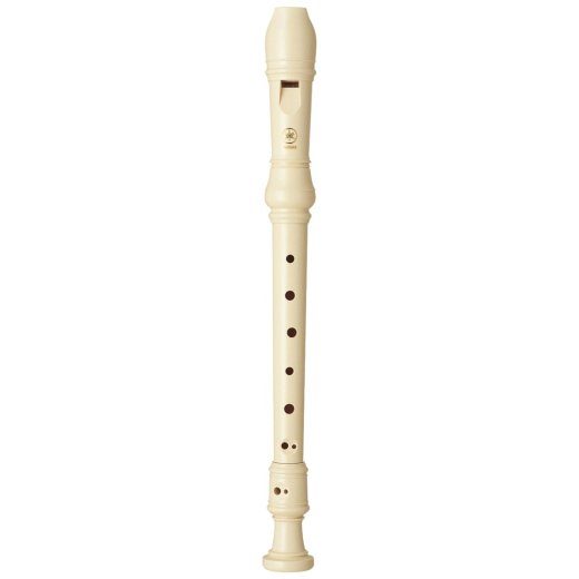 Yamaha YRS-23 End-blown (fipple) Recorder flety Soprano ABS sintetiniai balti