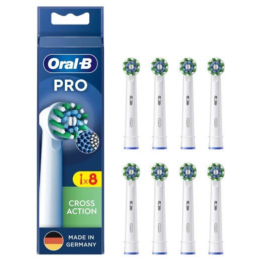 Oral-B CrossAction 8 Pack White