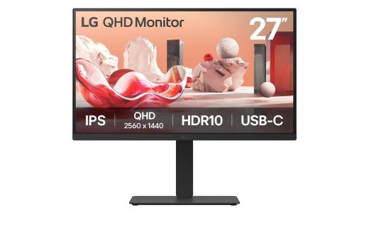 LCD monitorius LG 27BA75QB-B 27" Panelė IPS 2560x1440 16:9 100Hz Matinis Garsiakalbiai Sukimas Pasvirimas Aukščio reguliavimas Spalva Juoda