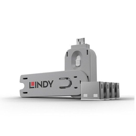 USB PORTI KAITSE 4PACK/VALGE 40454 LINDY