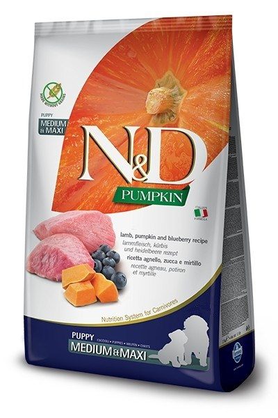 FARMINA N&D GF KÜRVIT KOERA LAMMAS&MUSTIKAS PÕLV MEDIUM/MAXI 12kg