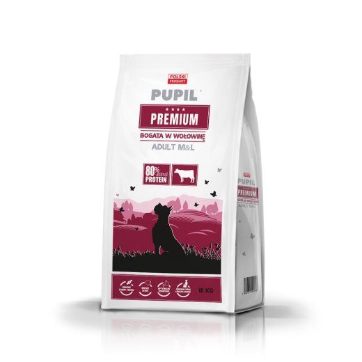 PUPIL Premium Medium and large breeds Rich in beef - kuiv koeratoit - 12kg