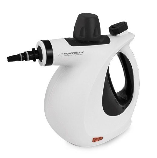 Esperanza EHS008 Steam Washer 0,35L Must, Valge 900W