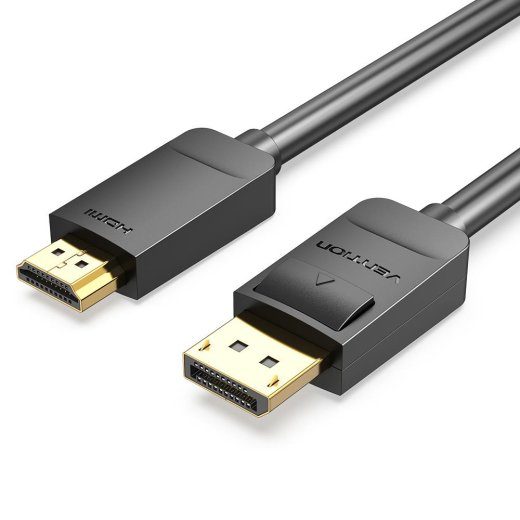 KAABEL DP KÜLGE HDMI 2M/MUST HADBH VENTION