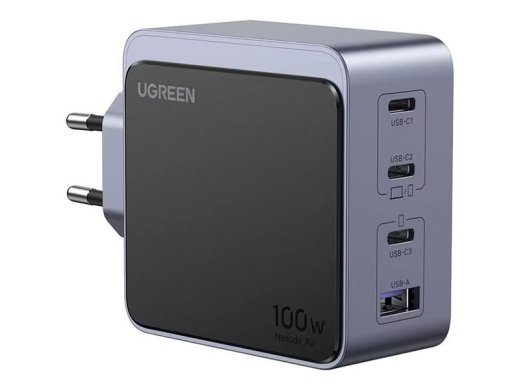 Ugreen Nexode Adapter 100Watt 1xUSB-A 2.0 3xUSB-C