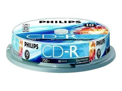 Philips CR7D5NB10 10 tk CD-R 700MB