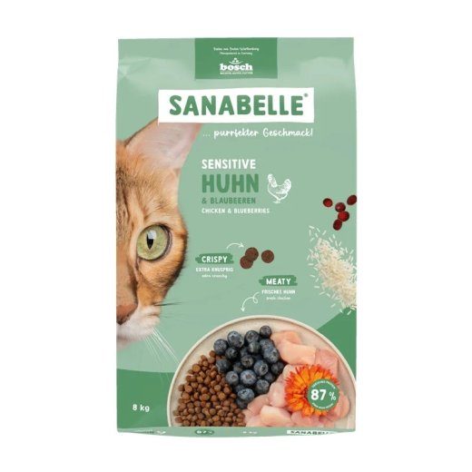 BOSCH Sanabelle Sensitive Chicken - kuiv kassitoit - 8kg