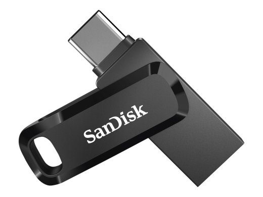 SanDisk Ultra Dual Drive Go 256GB USB 3.2 Gen 1 / USB-C Mälupulk, Must
