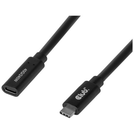 CLUB3D CAC-2502 USB-C kuni USB-C 1m kaabel