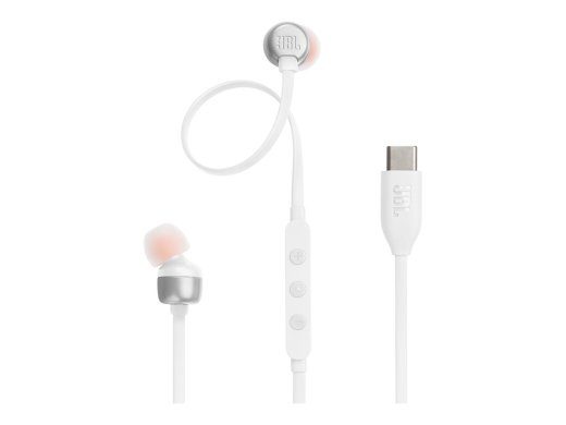 JBL TUNE 310C USB juhtmega kõrvaklapid Valge