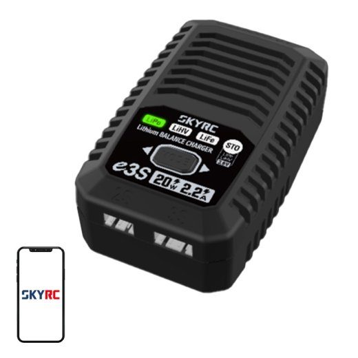 SkyRC e3S 2S/3S įkroviklis