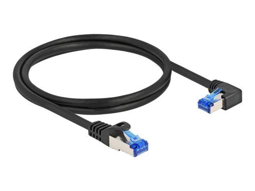 DeLOCK CAT 6a S/FTP 1m võrgukaabel must