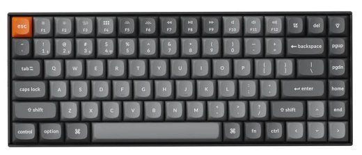 KLAVIATŪRA WRL K2 MAX RGB/JUODA K2M-J3 KEYCHRON
