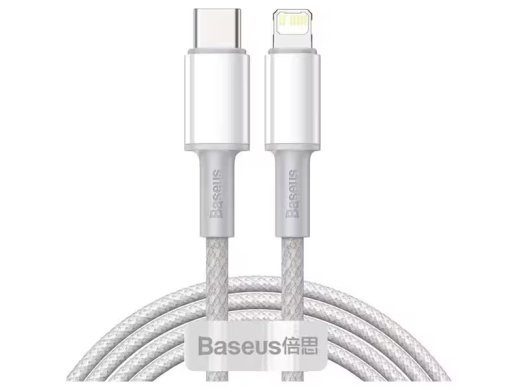 Baseus High Density USB-C kuni Lightning kaabel 20W 1m valge