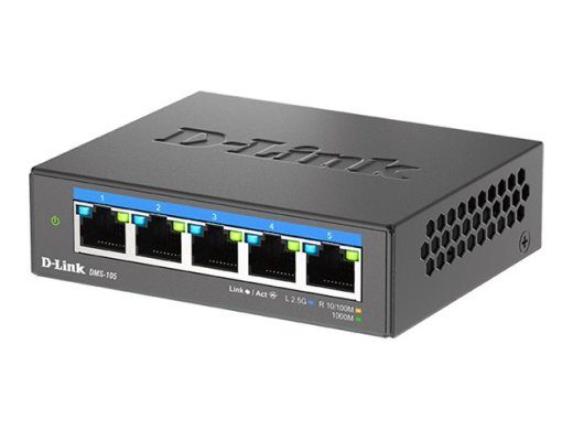 D-Link DMS-105/E 5-portine 2. Multi-Gigabit laualüliti Laual Ühendamata
