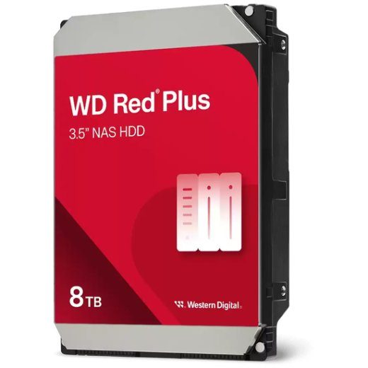WD Red Plus kietasis diskas WD80EFPX 8TB 3.5 Serial ATA-600 5640rpm