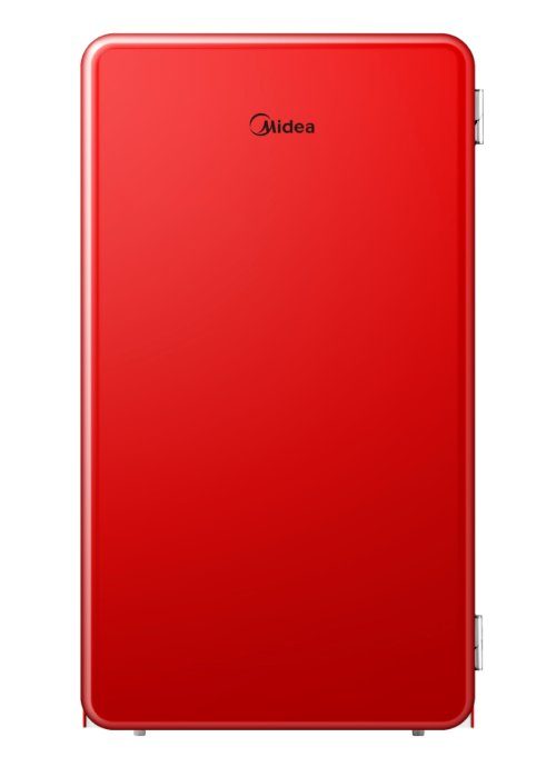 Midea Refrigerator MDRD142SLE32 Energy efficiency class E Free standing Larder Height 83.5 cm Fridge net capacity 93 L 41 dB Red