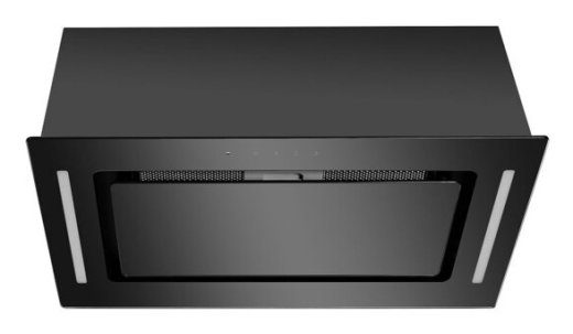 ELEYUS HOOD SLA L 16 200 52 BL Ehitusala must 52 cm 649 m3/h A klass