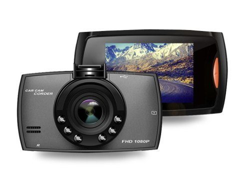 RoGer VR Automobilių vaizdo registratorius Full HD / microSD / LCD 2.7'' + Laikiklis