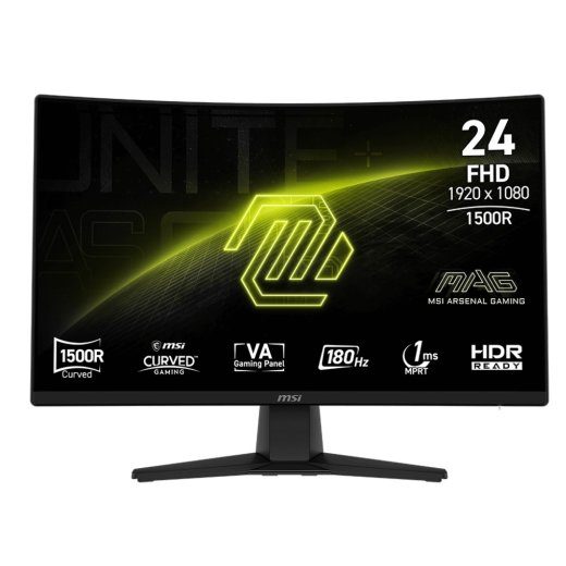 MSI MAG 242C 24-tolline 1920x1080 HDMI DisplayPort 180Hz