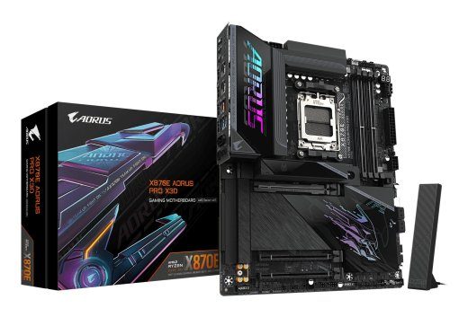 PÕHIPLAAT GIGABYTE AMD X870E Socket AM5 ATX RAM DDR5-SDRAM 4xSlots Wi-Fi Jah Bluetooth Jah 4xNumber of M.2 (M) slots X870EAPROX