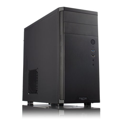 Fractal Design CORE 1100 mikro ATX ATX PSUd, kuni 185mm tüüpilise pikkusega optilise ketta juures must